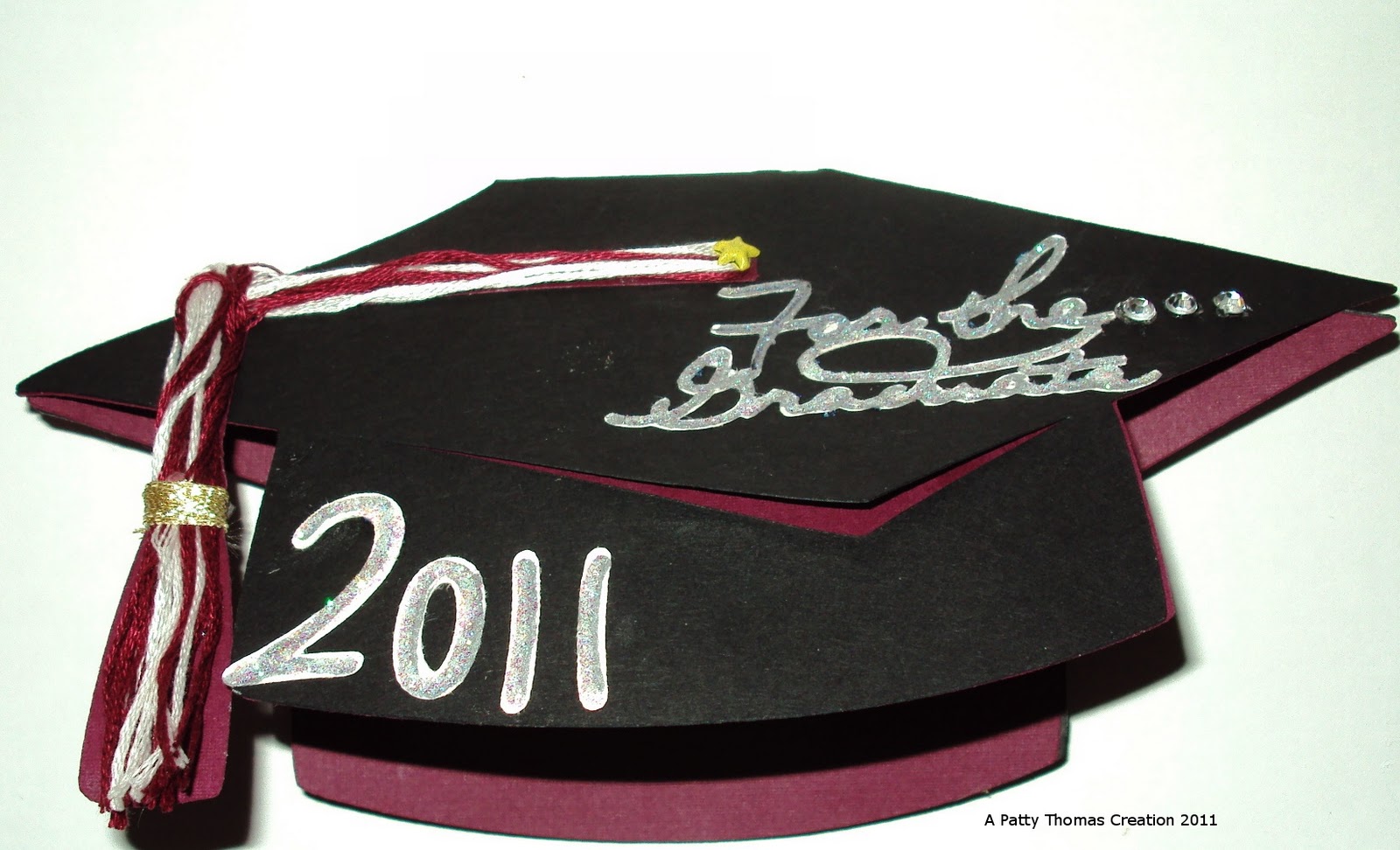patty's handmade cards and crafts graduation card using