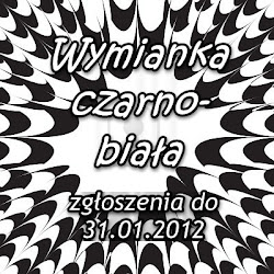 Wynianka czarno - biała