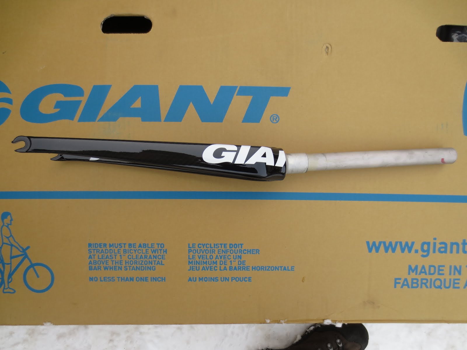 Giant TCR carbon forks.