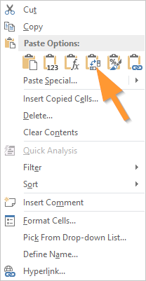 copy paste list into excel separated by semi colons