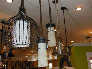 Mio's has a large selection of lighting fixtures in our showroom. 