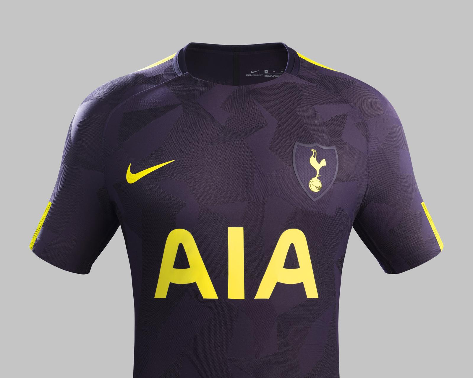 Maillot Extérieur Tottenham Hotspur noir Maillot Extérieur Tottenham Hotspur noir