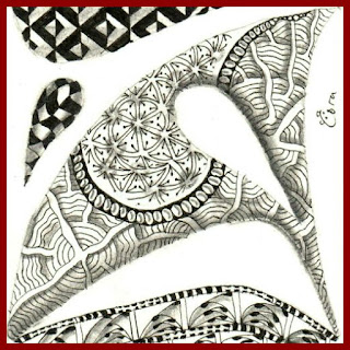 LonettA_Tangle-Mosaic-Project #2_Single Tiles_Cora2