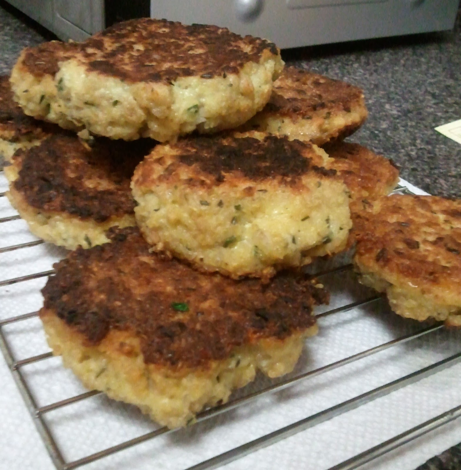 Eat, Play, Teach Quinoa cakes