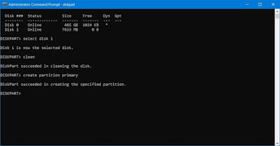 create partition primary in cmd