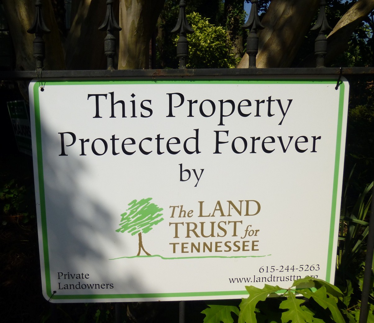 Tales from Tennessee and Beyond Permanent Conservation Easement