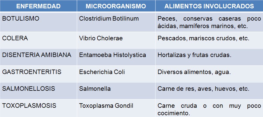 enfermedades producida por microorganismo
