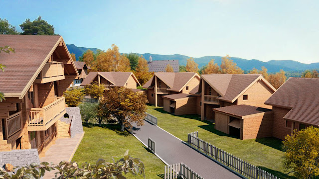 3dsMax高精度木製房屋3D模型下載