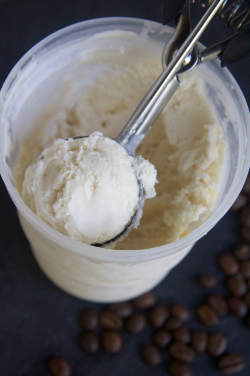 Coffee Ice Cream || A Less Processed Life