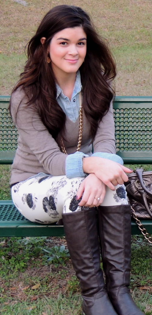 simple-easy-style-patterned-skinny-jeans