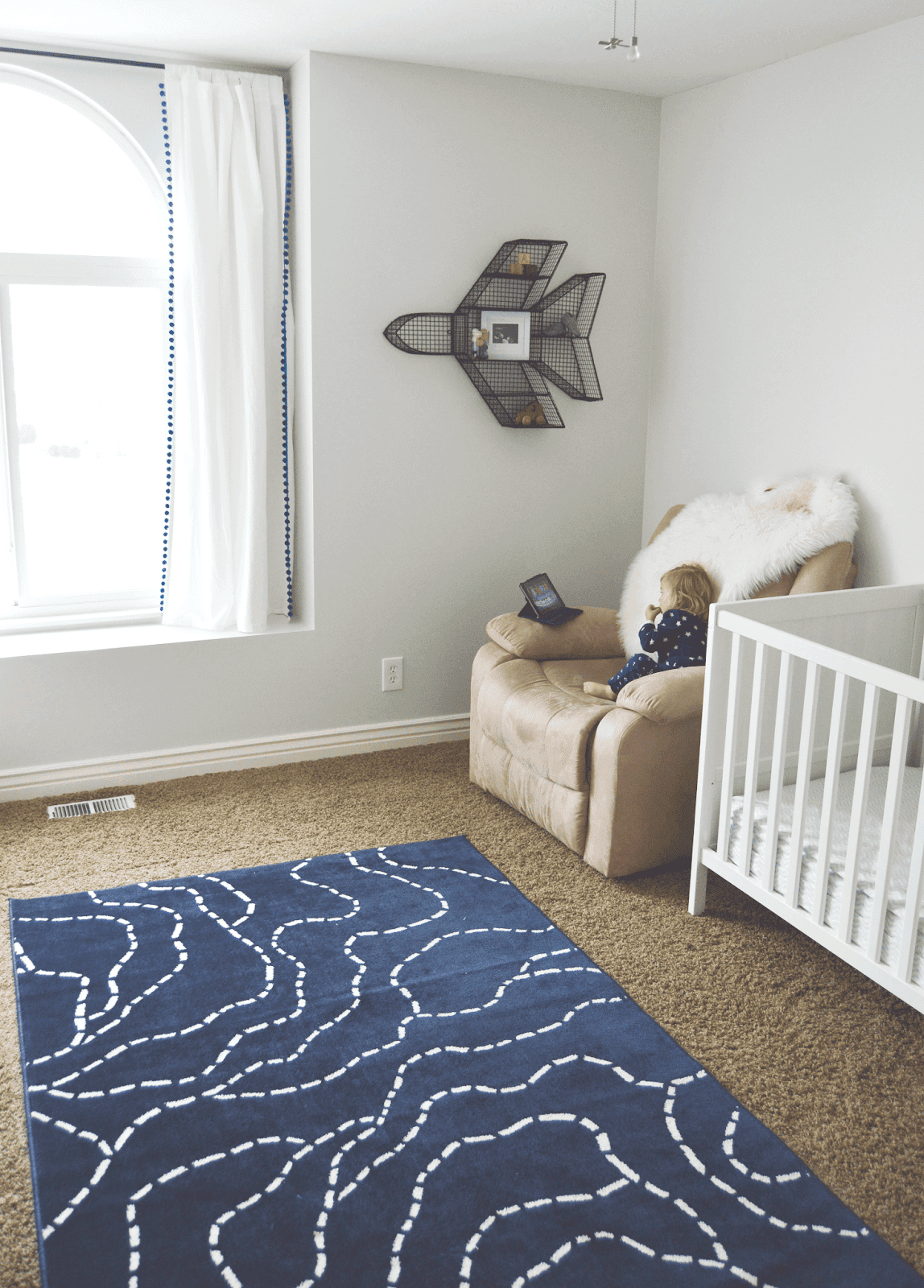 Hatch Happenings Diy Pom Pom Curtains Baby Boy Room