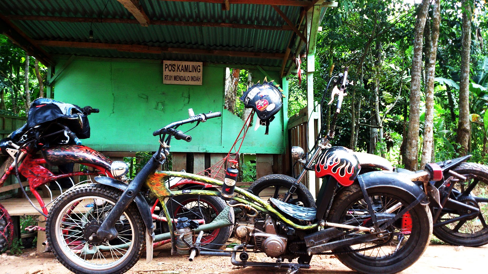 Modifikasi Honda C70 Chopper - Pecinta Dunia Otomotif