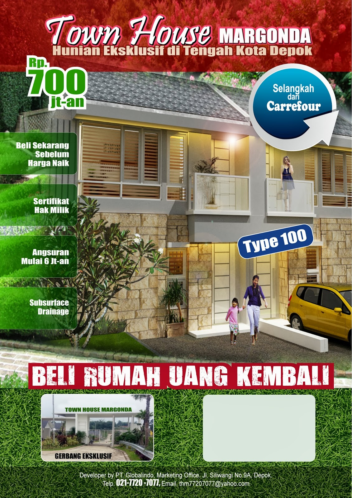 Rumah Type 100 2 Lantai - Tukang Bangun Rumah