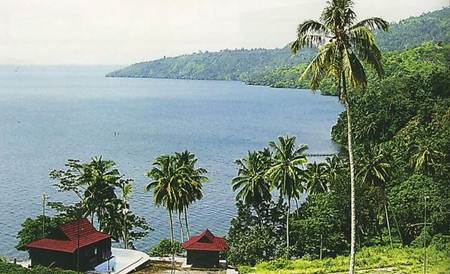 wisata danau ranau di lampung keindahan Danau ranau