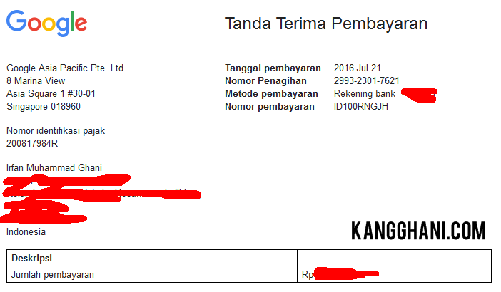 Pengalaman Mendapatkan Uang dari Internet (Google Adsense) - Kang ... Pengalaman Mendapatkan Uang dari Internet (Google Adsense) - Kang ...