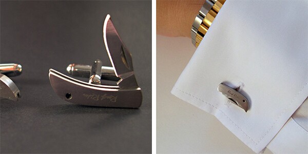 Cool and Unusual Knife Cufflinks