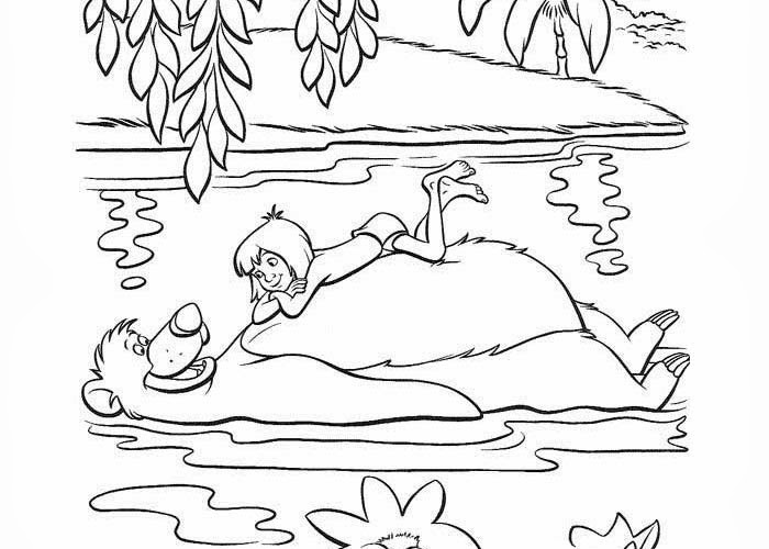 Jungle Book coloring pages for kids Free Coloring Pages and Coloring