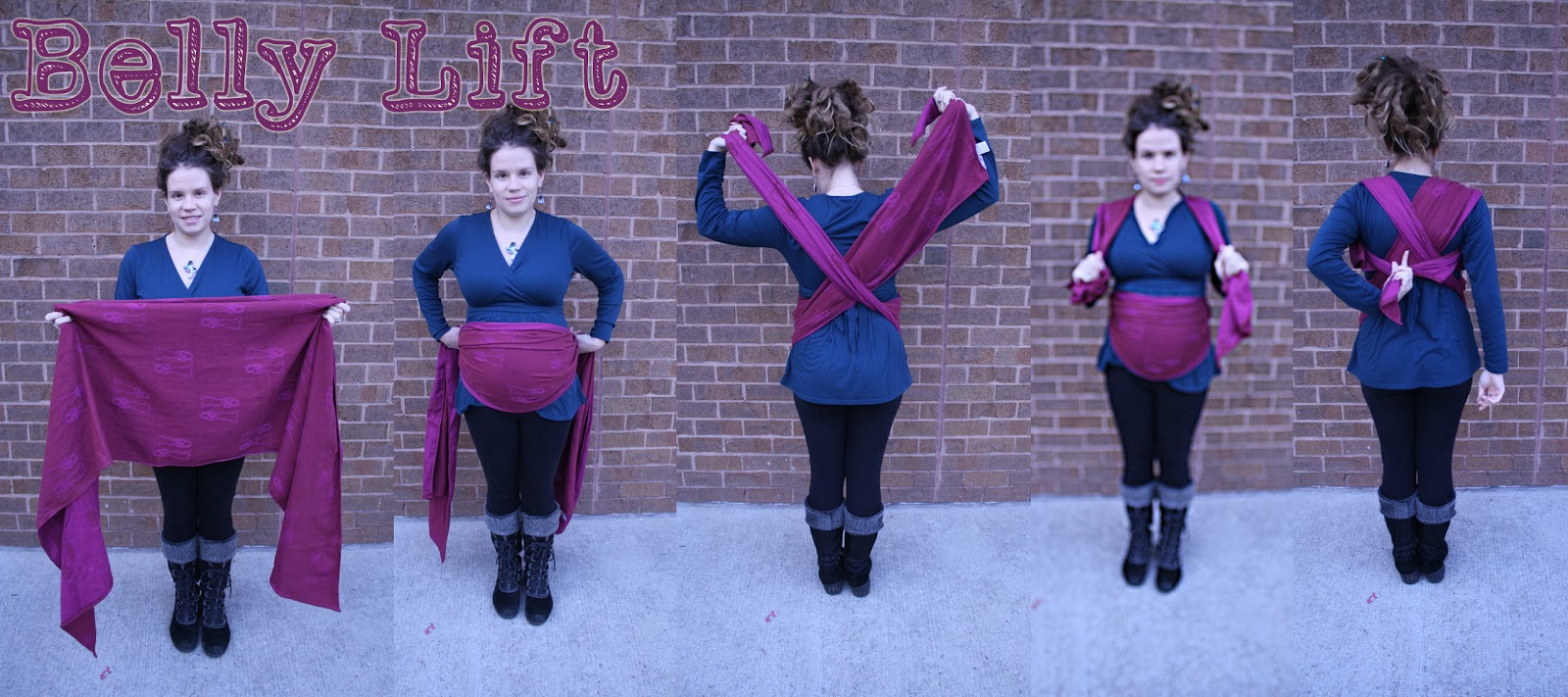 Greenberries Co. Wrap Your Belly! Woven wraps for relieving late