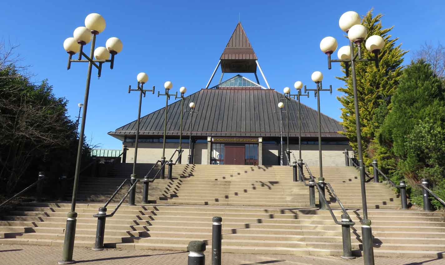 Alex and Bob`s Blue Sky Scotland Cumbernauld Trip. The UK's First