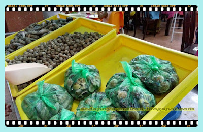 kerang, kepah, apa ntah lagi satu tu