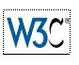 Logotipo del W3C con borde punteado porque ha recibido el foco