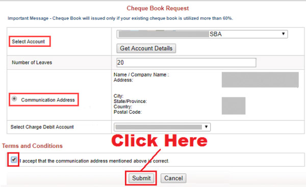 how to get new cheque book from union bank of india