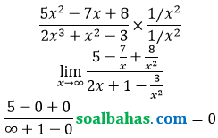 bahas limit mendekati unlimited
