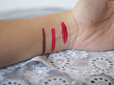 H&M Lip Colour-To-Go, H&M Gossamer Lip Stain, H&M Velvet Lip Cream