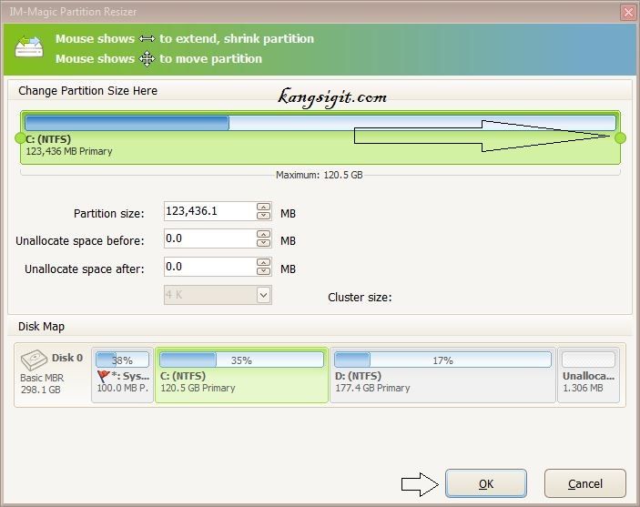 mengatasi disk c penuh