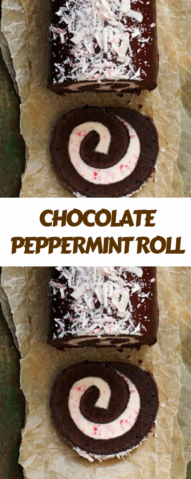Chocolate Peppermint Roll Chocolate Peppermint Roll