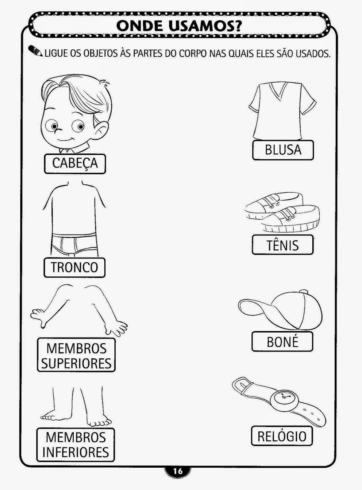 Tia Chris: PARTES DO CORPO