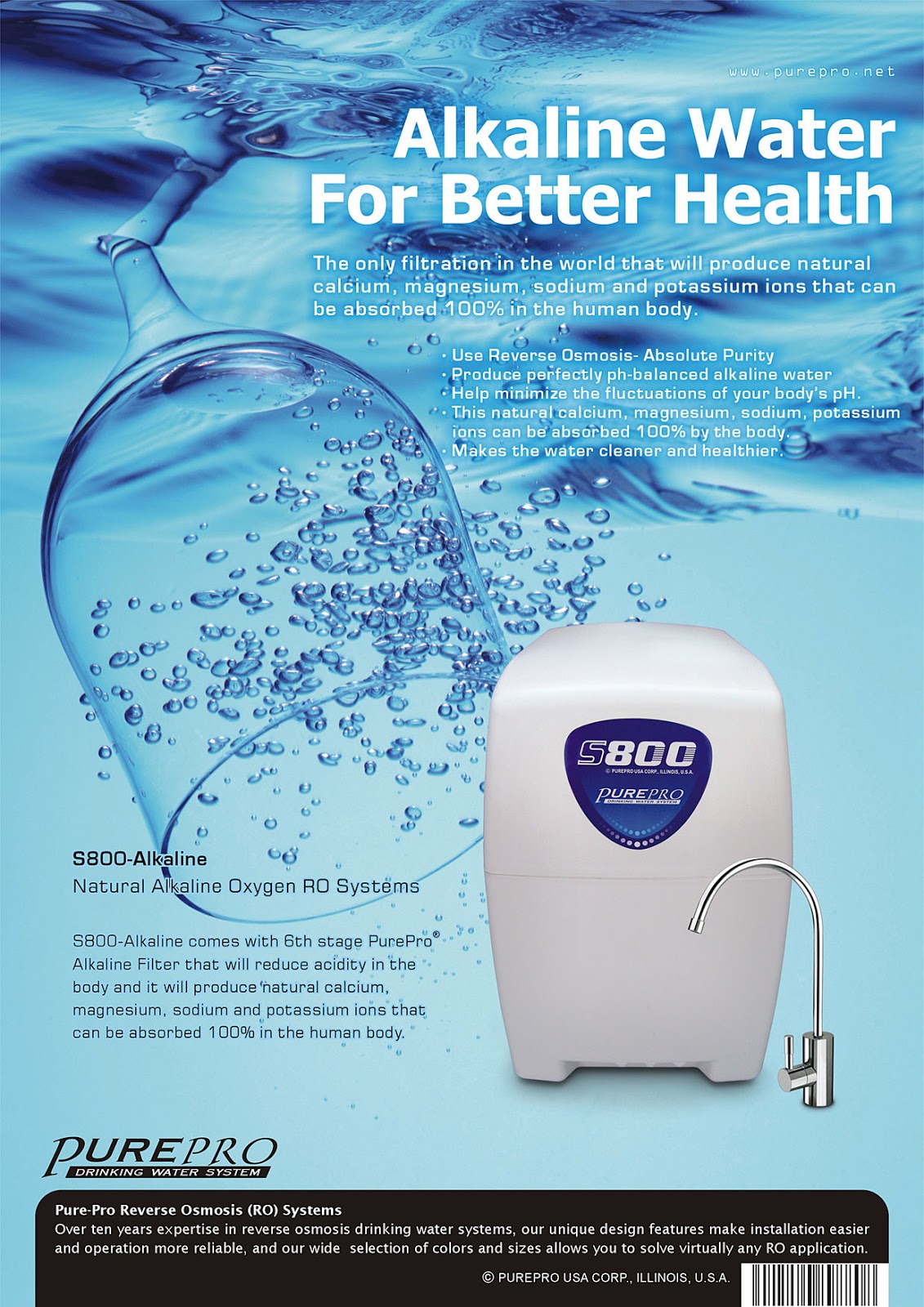 PurePro® Alkaline Reverse Osmosis Water Systems