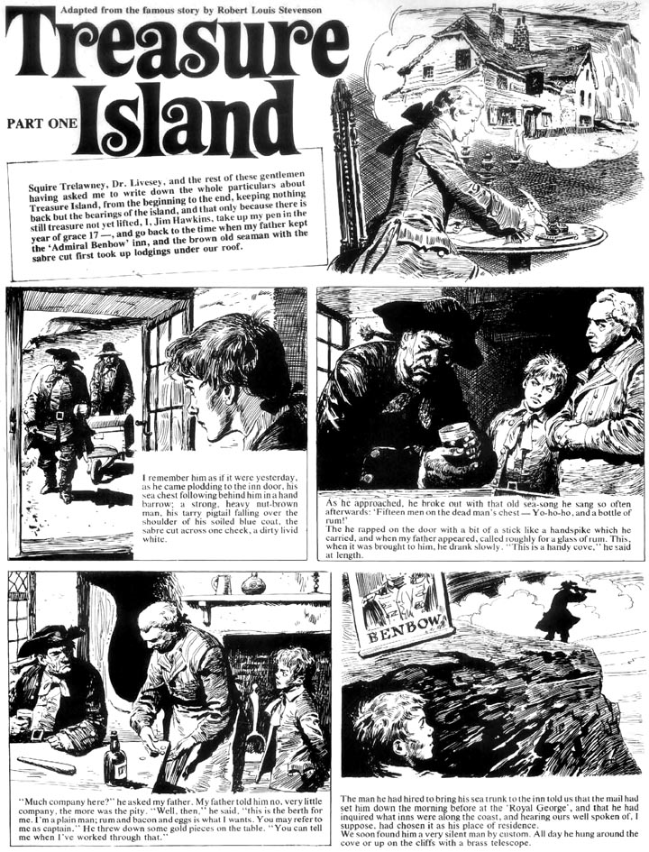 Treasure Island Comic Strip Treasure Island Comic Strip