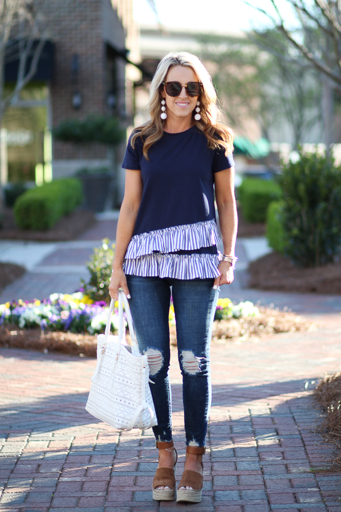 Two Peas in a Blog: Spring Ruffles in Stripes