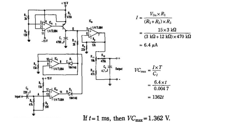 Simple Period-To-Voltage Converter Circuit Diagram | Electronic
