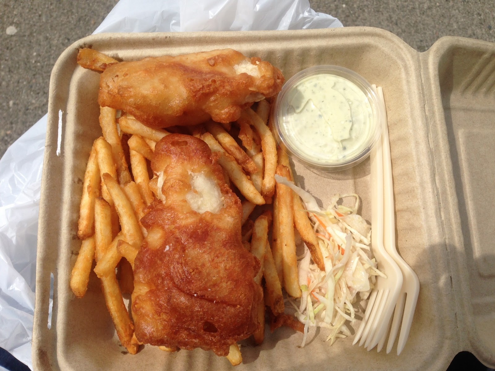 Raincity Grill, Denman St., Vancouver Abigail's Fish and Chips