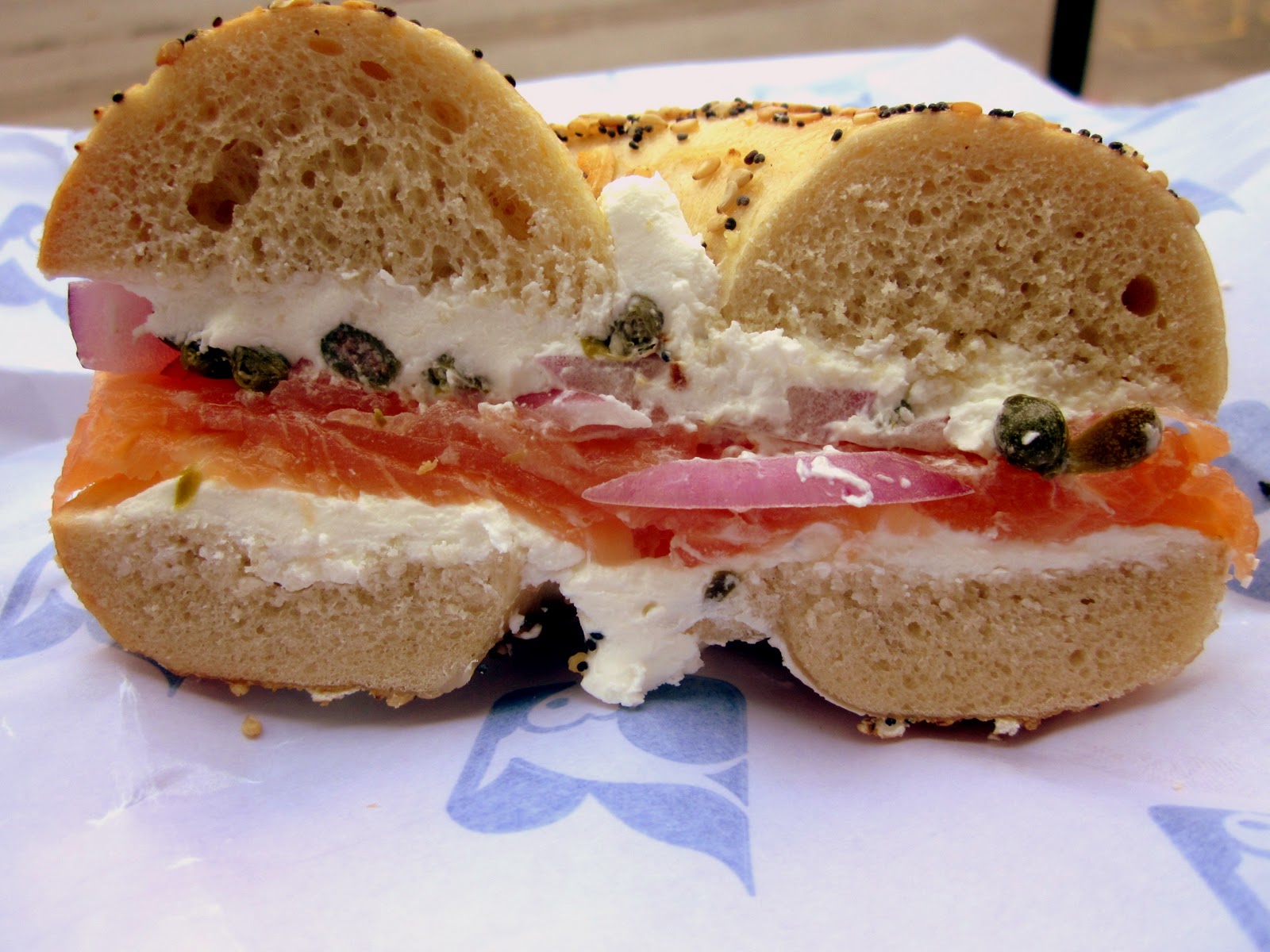 The Foodie Monster!: Russ and Daughters: An Old NYC Institution for Great Bagels and Lox!