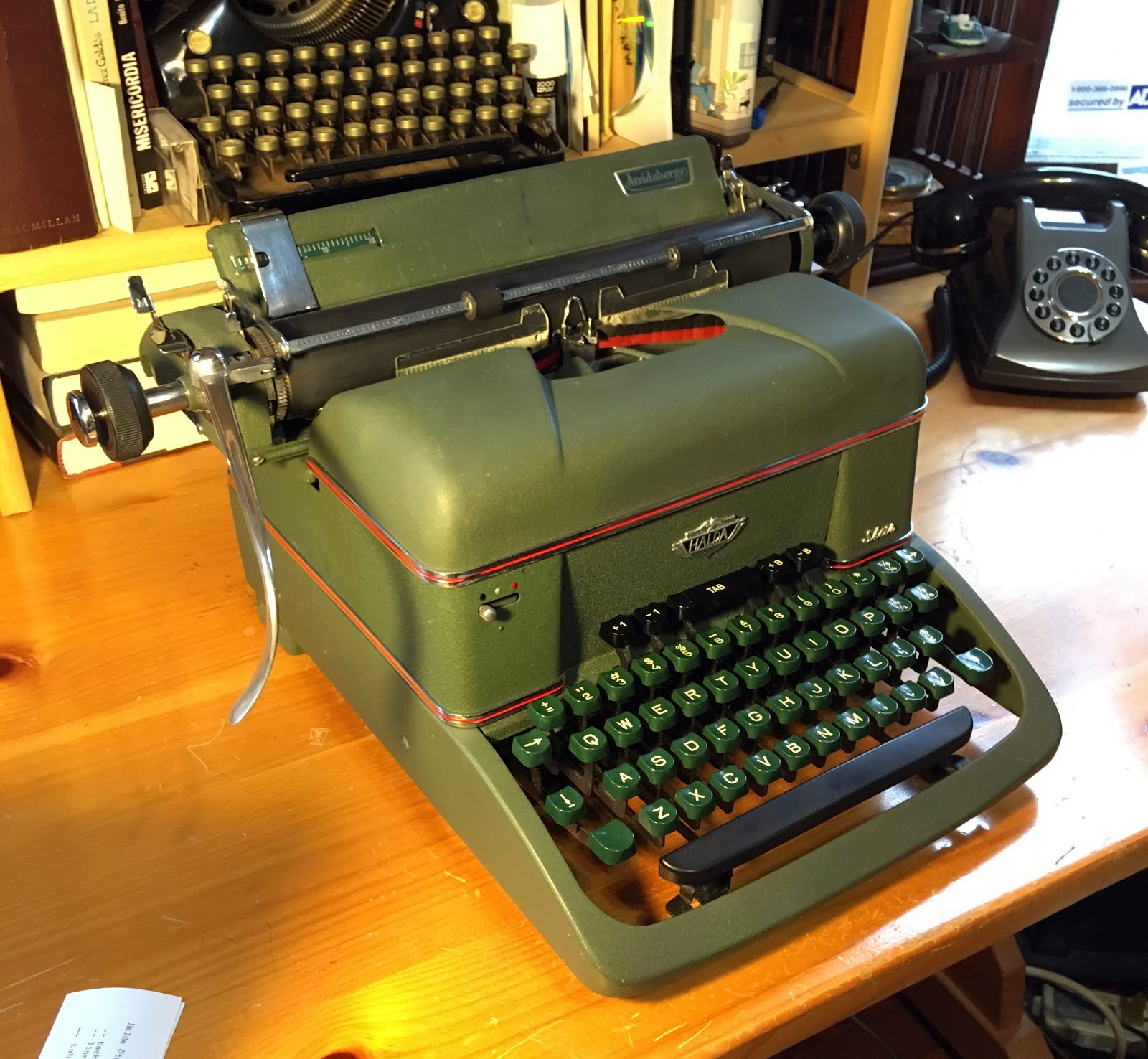 The Typewriter Revolution blog Halda Star typewriter