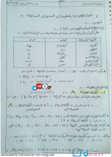 ملزمة الكيمياء للصف السادس العلمي للأستاذ خالد الأنباري 2016-2017