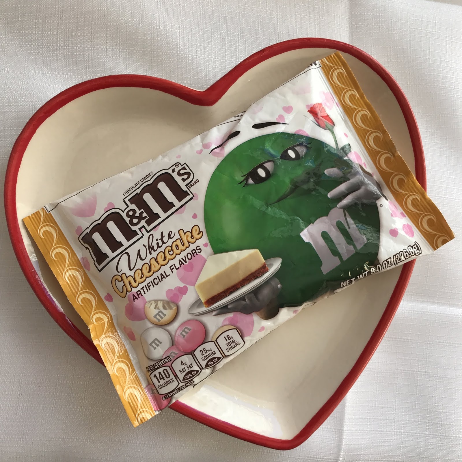 M&amp;M's White Cheesecake Valentines Edition
