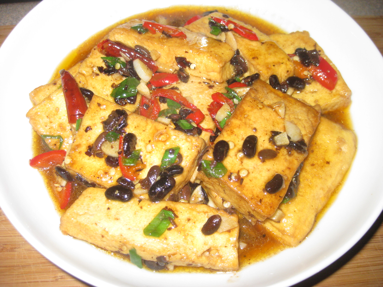 cooking Hunan homestyle tofu