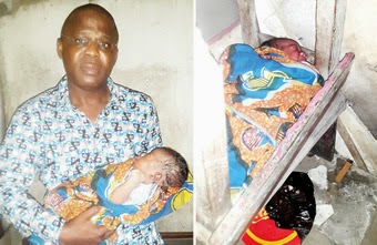 1 Photos: 2-day old baby boy found abandoned on Lagos street