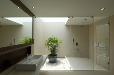 Desain kamar mandi natural