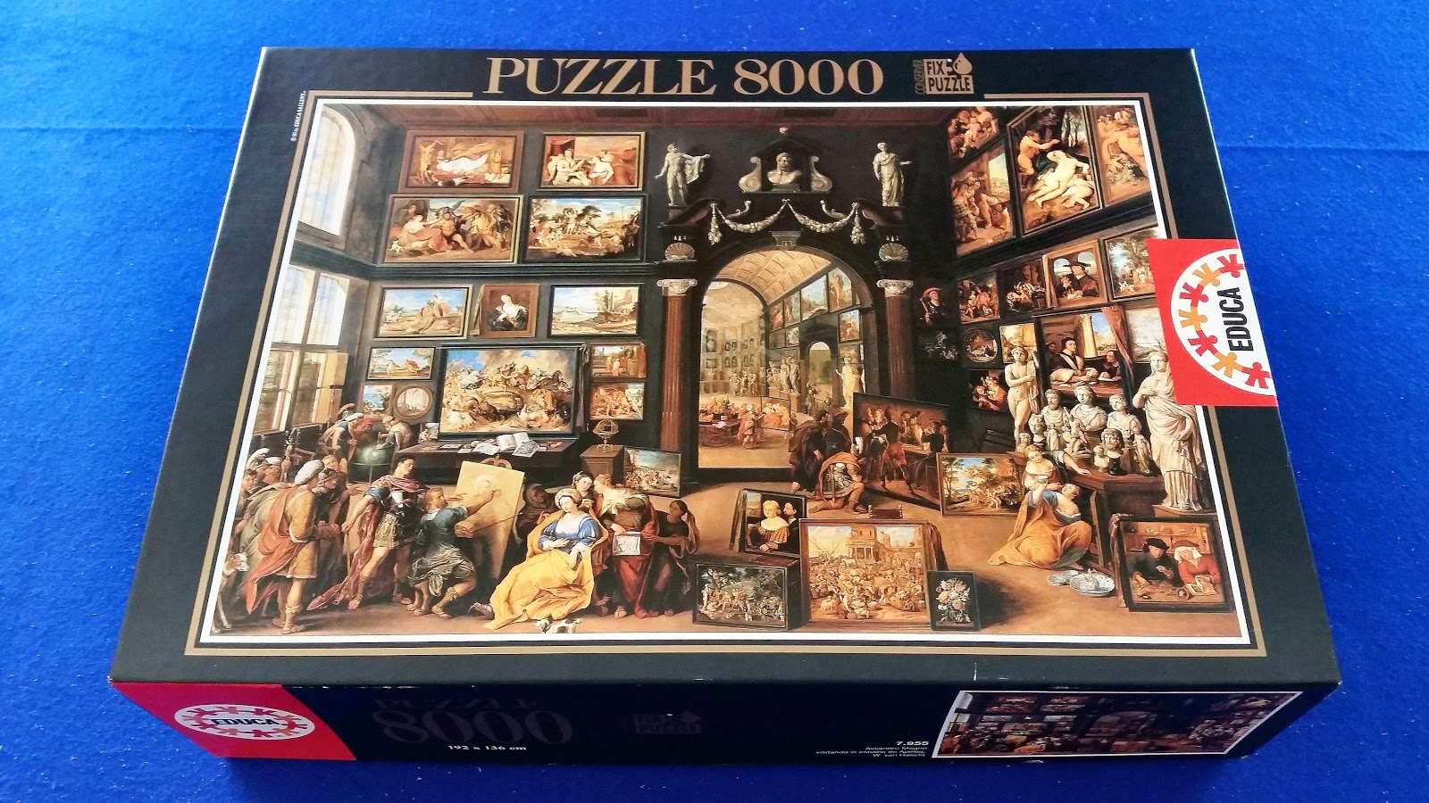 Educa 8000 Piece Puzzle Alexander Magno Visiting Appelles Studio