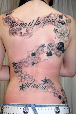 Girl Back Tattoos