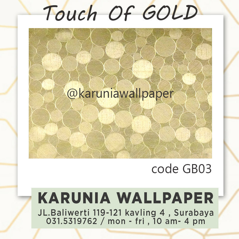jual wallpaper emas