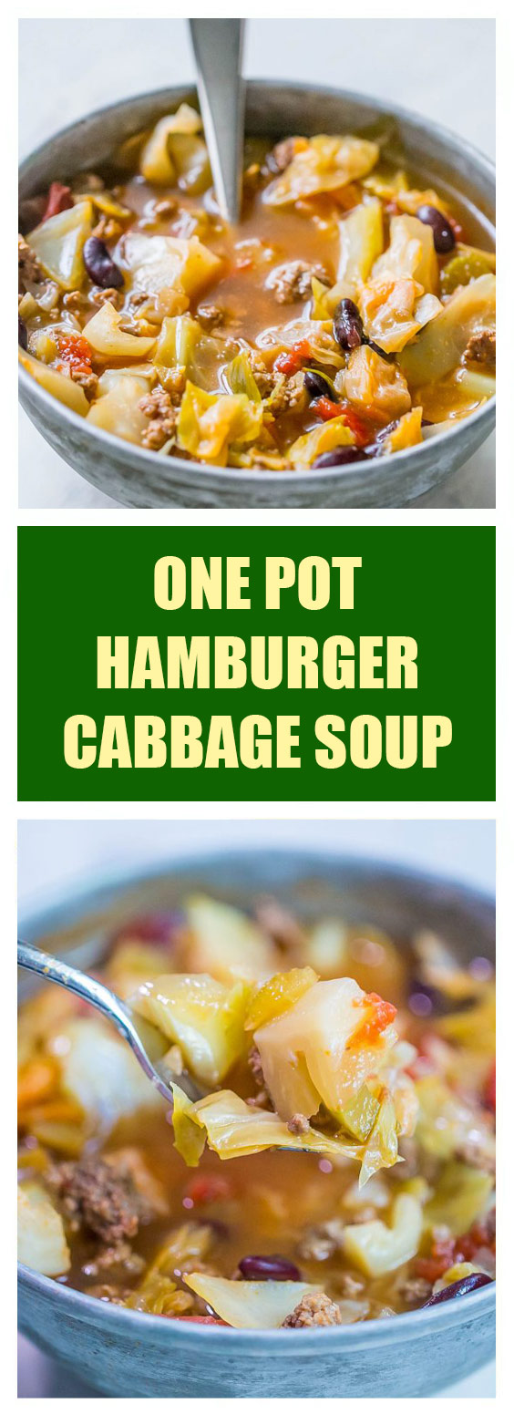 Hamburger Cabbage Soup - 10 Easy Cabbage Soup Recipes - How to Make the ...