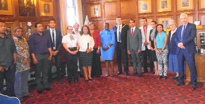 The ET Ambassador in UK Mr. J. Fonseca had met Deputy Mayor of Peterborough Cllr Chris Harper