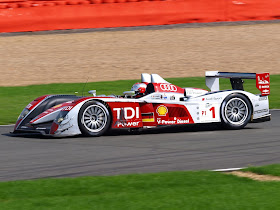 Capello at the wheel of his Audi R10 during the 1000km of Silverstone race in 2008