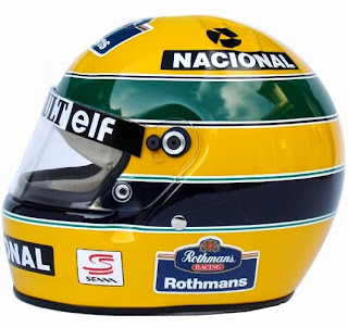 Il mitico casco di Ayrton Senna